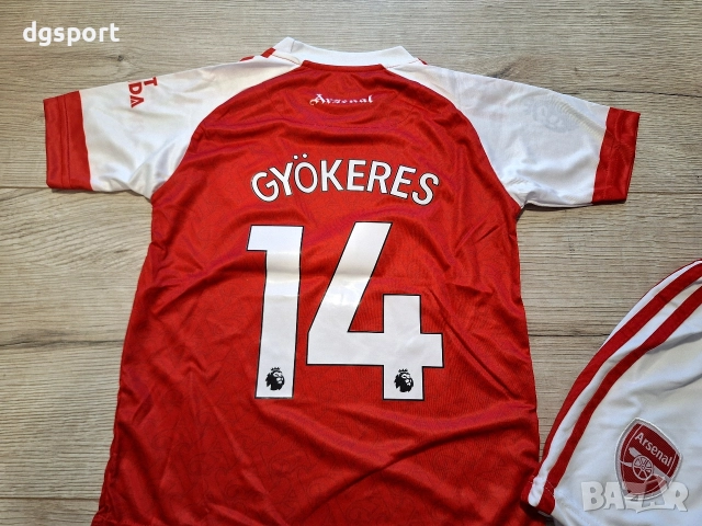 Детски футболен екип на Виктор Гьокереш#Арсенал #сезон 25/26!, снимка 3 - Футбол - 52559317