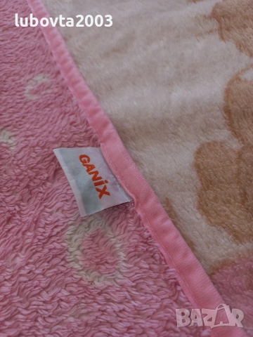 Бебешки одеало за момиче , снимка 3 - Спално бельо и завивки - 52113566