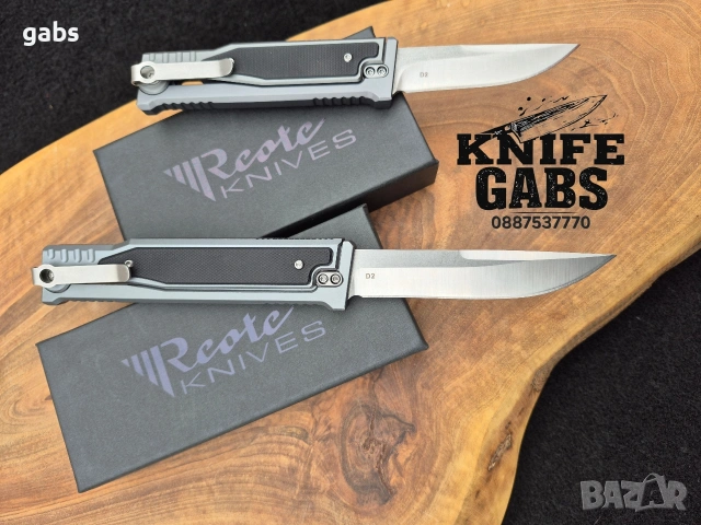 Reate EXO Graviti knife,гравитационен сгъваем нож,два размера, снимка 2 - Ножове - 49278687