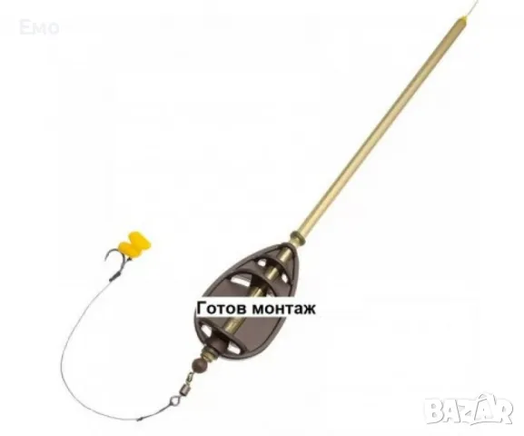 Комплект за метод фидер със тръбичка - 30g / 40g / 50g, снимка 2 - Екипировка - 48530532