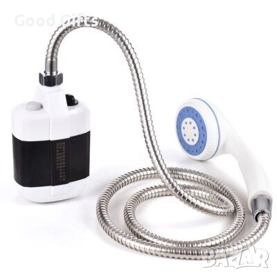 Преносим външен душ с USB акумулаторна батерия – идеален за къмпинг, плаж и пътуване, снимка 6 - Други стоки за дома - 51771489