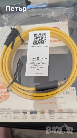 WireWorld Chroma 7+ HDMI 4К 18 GBps Кабели, снимка 10 - Кабели и адаптери - 50447262