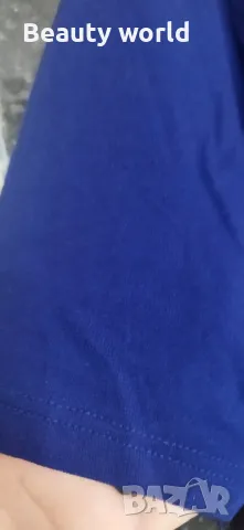 Синя блуза хл-2 хл, снимка 6 - Тениски - 47971349