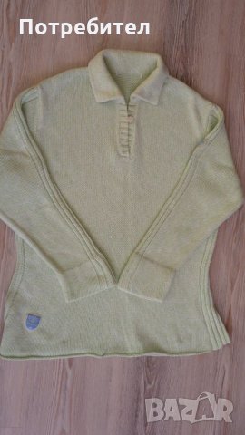 Пуловер с дълъг ръкав и яка ХЛ-2ХЛ, снимка 1 - Блузи с дълъг ръкав и пуловери - 35991937