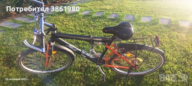 Планински велосипед с теглич, внос от германия, снимка 3 - Велосипеди - 52269957