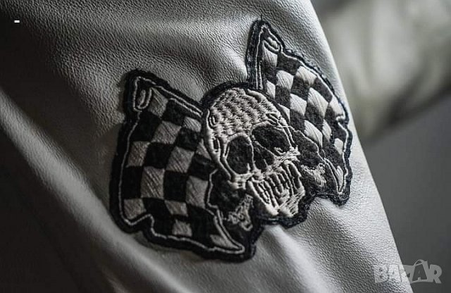 Кожено яке уникат, снимка 4 - Якета - 35980532