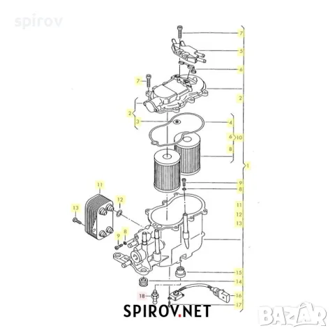 Горивен филтър MANN PU 821 X-2, снимка 3 - Части - 55716145