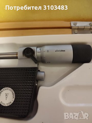 Микрометър-Пасиметър 0-25mm, снимка 5 - Стругове - 49764568