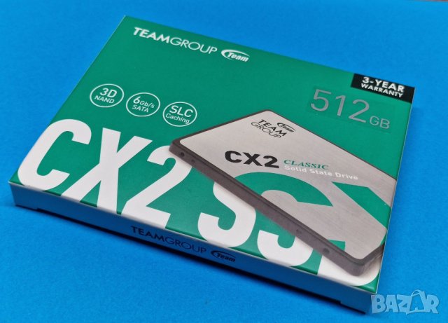 Нов бърз 512GB SSD диск ССД хард диск Team Group