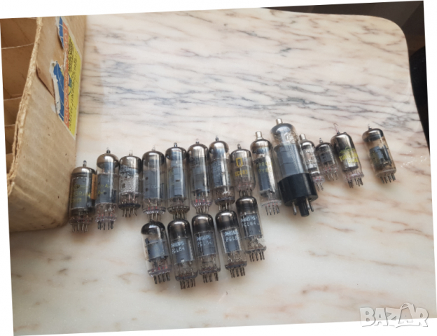 Лот от 52 бр. радио и телевизионни лампи, снимка 4 - Друга електроника - 36249316
