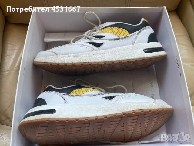 Armani кецове 44 номер, снимка 2 - Маратонки - 51005639