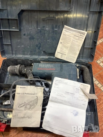 КЪРТАЧ BOSCH. GSH 11 E, снимка 5 - Други инструменти - 52232619