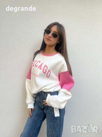 Памучна спортна блуза 