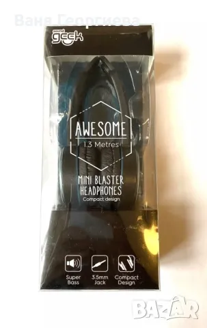 Оригинални Компактни Слушалки Geek , снимка 5 - Слушалки и портативни колонки - 49393951