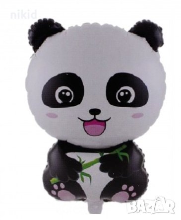 Голяма Панда фолио фолиев балон хелий или въздух парти рожден ден, снимка 2 - Други - 24105665