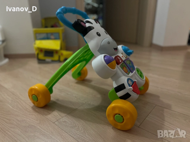 Образователна проходилка Fisher Price Learn With Me Zebra, снимка 2 - Проходилки - 53698537