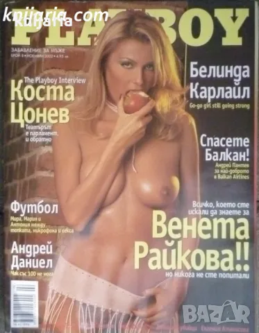 Списание Playboy Брой 8 ноември 2002