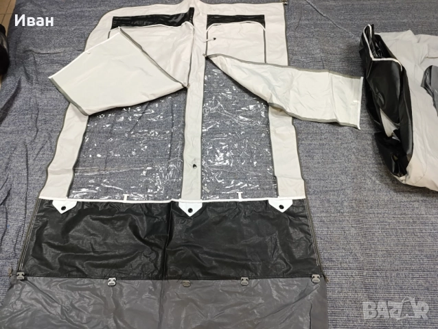 Надуваем форселт за каравана Camptech Hampton AIR DL Размер N:6(775- 800)см земя- земя, снимка 5 - Палатки - 51196635