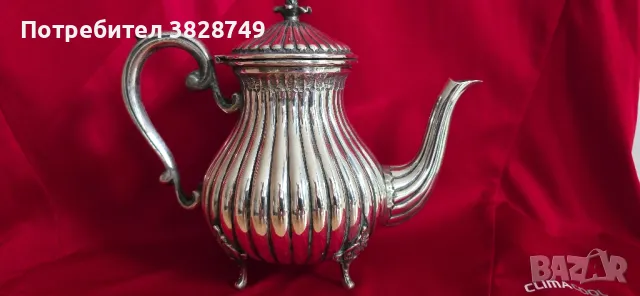 Италянски сребърен сервиз за кафе и чай, снимка 10 - Сервизи - 49621644