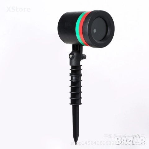 Лазерен прожектор Проектор за Коледна украса "Коледна лазерна лампа с Празнична светлина, снимка 2 - Декорация за дома - 52441664