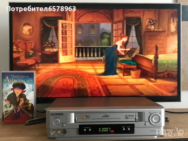 Видеокасета “ Анастасия “  VHS, снимка 13 - Анимации - 50501018