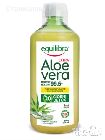 Equilibra - Чист сок от Алое вера, 1л 