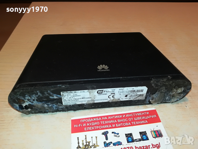 85ЛВ HUAWEI MTEL-A1 РУТЕР 4G 0104221910, снимка 2 - Рутери - 36311468