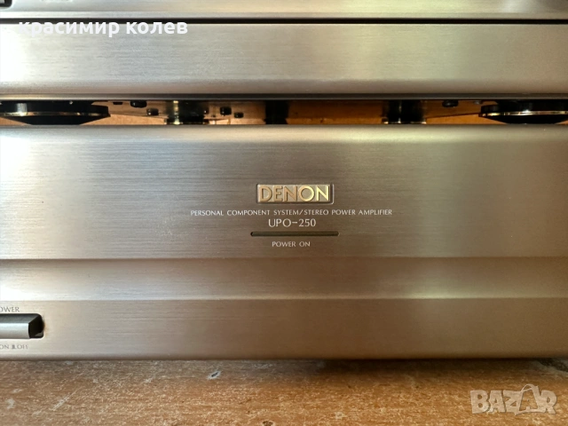 аудио система /дек , cd,предусилвател и стъпало/"Denon  250", снимка 4 - Ресийвъри, усилватели, смесителни пултове - 53258999