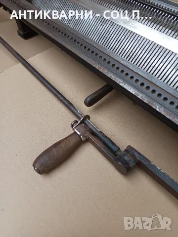 Антична Стара Плетачна Машина Диамант Обретенов И Синове За Ценители И Колекционери., снимка 4 - Антикварни и старинни предмети - 49318932