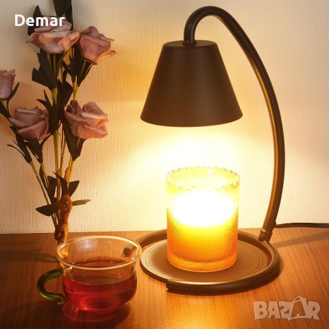 Лампа за подгряване на свещи димируема подгряване на восък с 2 крушки