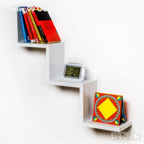 Стълбовидна етажерка за стена