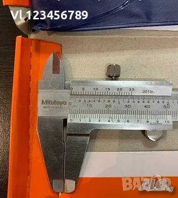 Mitutoyo-шублер двустранен, дълбокомер, / 0-150 mm, снимка 2 - Шублери - 50130126