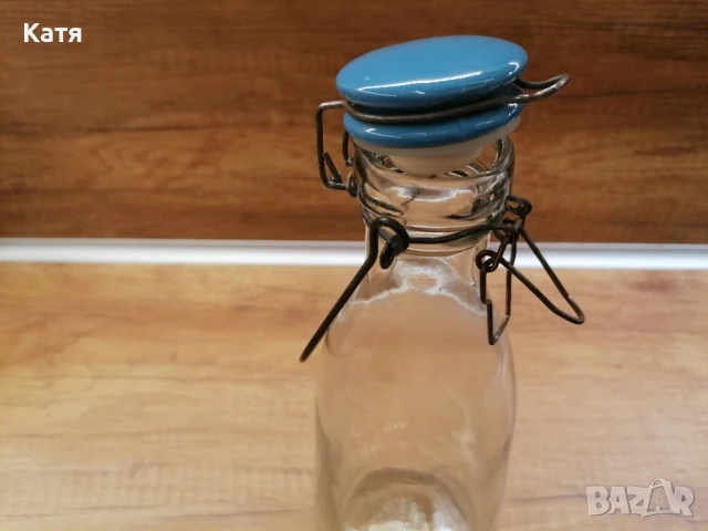 Бутилка с плътно затваряне Clear 1 L, снимка 5 - Други - 50599708