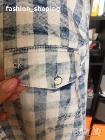 Мъжка риза Calvin Klein Jeans, XL, снимка 4 - Ризи - 39972710