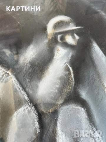 Стара майсторска картина 1989 година, снимка 4 - Картини - 51569408