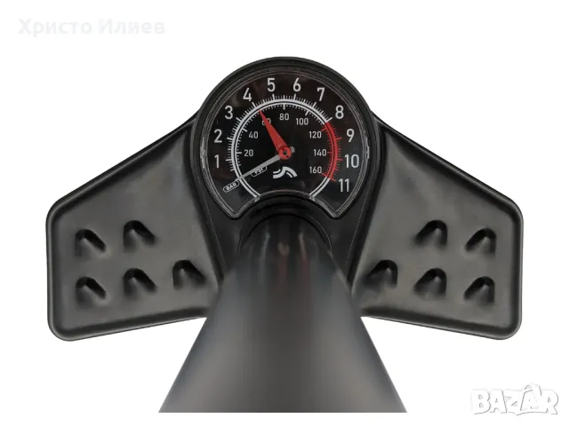 Ръчна помпа за гуми с манометър Crivit, снимка 8 - Аксесоари за велосипеди - 49524007