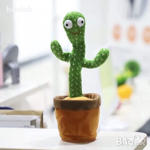 Танцуващ кактус/ Кактус/Повтарящ/Magical cactus/Singing cactus/Dancing cactus, снимка 6 - Плюшени играчки - 34078056