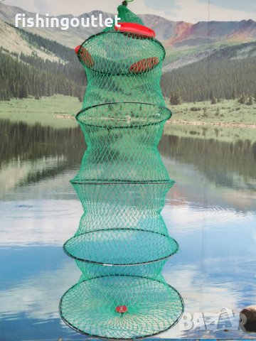 Живарник с поплавъци за риболов от лодка ,120х46см, снимка 3 - Такъми - 35722577