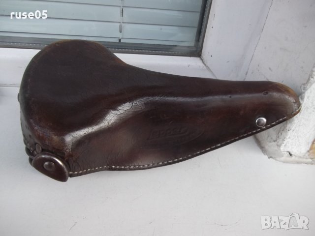 Седалка "Lepper" кожена за колело холандска много стара, снимка 4 - Други ценни предмети - 36005610