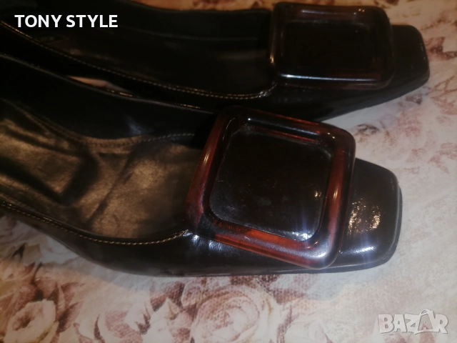 Италиански Дамски Обувки от Естествена Кожа 39, снимка 18 - Дамски елегантни обувки - 51488554