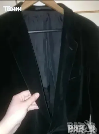 St. Michael Ново Мъжко Сако от Натурален Велур L 