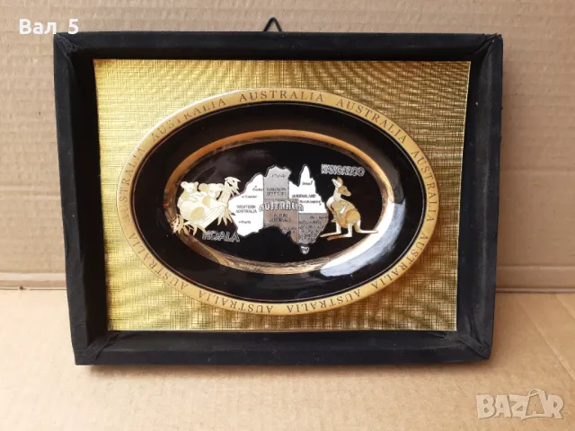 Старо красиво пано АВСТРАЛИЯ, снимка 2 - Пана - 49784068