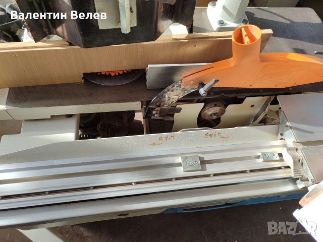 фреза с циркуляр карета и 4 ролков подавател SCM, снимка 9 - Други машини и части - 53638110