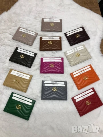 визитници от естествена кожа chanel ysl saint laurent gucci louis vuitton , снимка 2 - Портфейли, портмонета - 51337351