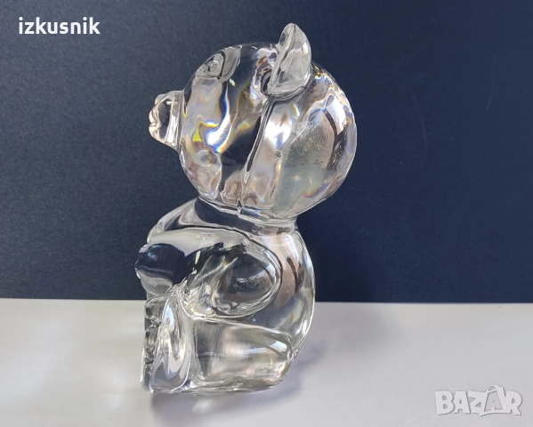 Anna-Hütte – кристално мече от 70-те години, снимка 2 - Антикварни и старинни предмети - 52827668