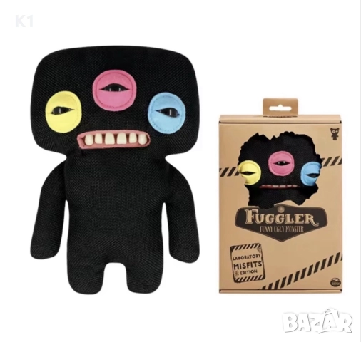 Fuggler плюшена играчка/Фъглер/Fuggler ugly monster 25см Фуглер, снимка 9 - Плюшени играчки - 51432011