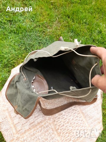 Стара брезентова раница #17, снимка 5 - Други ценни предмети - 40678136