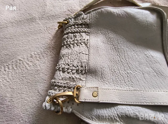 Дамска кожена чанта Uterqüe, снимка 4 - Чанти - 49808873