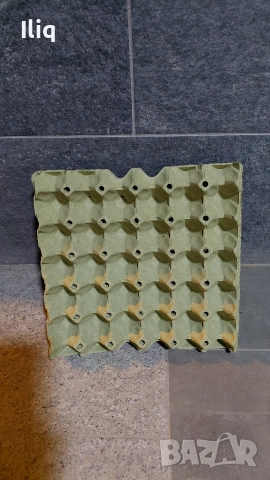 кори за яйца чисти. 