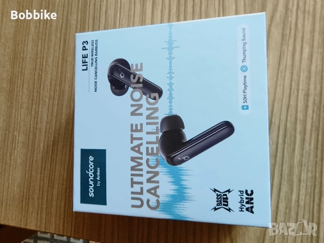 Anker Soundcore Life P3 безжични Bluetooth слушалки-черен цвят